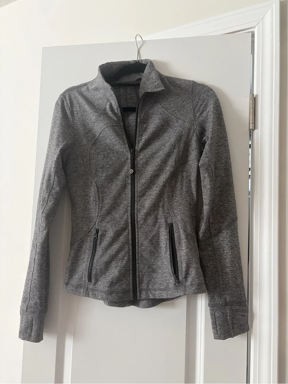 lululemon athletica Heather Gray Zip-Up Define Jacket